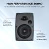 STUDIOFINIX 6.5 Inch Outdoor Speakers Wall-Mounted 800W - Waterproof and High-Performance Audio Solution for Indoor/Outdoor,Home,Patio,Garden,Backyard(4 Passive Speakers Bundle/Black) view 3