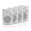 STUDIOFINIX 6.5 Inch Outdoor Speakers Wall-Mounted 800W - Waterproof and High-Performance Audio Solution for Indoor/Outdoor,Home,Patio,Garden,Backyard(4 Passive Speakers Bundle/White) view 1
