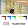 ANKROYU 10PCS Banana Plug, P3014 4mm Banana Plug Sealing Shrouded, Cable Banana Connector, 90 Degree Right Angle Banana Plug, DIY Self Assembly Solder Type view 2