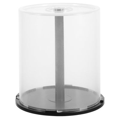 Luxshiny Portable Plastic Cd Storage Container Dvd Holder for Discs Easy Access Organizer Material for Bookshelf Desktop Use