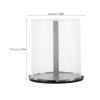 Luxshiny Portable Plastic Cd Storage Container Dvd Holder for Discs Easy Access Organizer Material for Bookshelf Desktop Use view 2