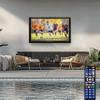 acrtmatic 50-55 inch Weatherproof Outdoor TV Cover with lock, Hard Cover and Durable, Clear Dust-proof Television Enclosure for Outside(Left Door), Full Motion TV Wall Mount and 2 Cooling Fans Include view 4