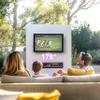 acrtmatic 50-55 inch Weatherproof Outdoor TV Cover with Lock, Hard Cover and Durable, Clear Dust-proof Television Enclosure for 50-55 inch Screens for Outside, TV Wall Mounting Bracket Included view 2