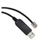 Industrial F1T`D2I FT232RL USB to RJ11 RJ12 6P4C Adapter RS485 Converter Communication Cable Fit Compatible D-L-A VFD All Series Connect to PC(5M) view 2