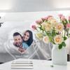 Smallduuck Personalized Heart Photo Night Light Custom Couple Picture Led Photo Frame Lamp Couple Acrylic Lamp Gift for Couple Him Her Mom Dad Valentines Day Mother's Day Christmas Birthday view 3