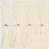 10 Panels Champagne Backdrop Curtain for Parties Wedding Baby Shower Wrinkle Free Photo Curtains Backdrop Drapes Fabric Decoration for Bridal Shower 50ft(W) x 10ft(H) view 1
