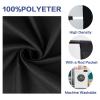 GFCC 10x12FT Black Backdrop Background - for Photography Photo Booth Backdrop for Photoshoot Background Screen Video Recording Parties Curtain view 2