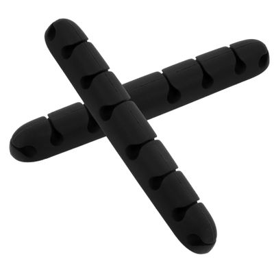 Angoily 8pcs Slots Self-Adhesive Cable Organizer for Desktop for USB Cords Charging Wires and Headphones Design for Use