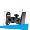 Homoyoyo 2pcs Speaker Wall Mount Bracket Tilt Turn Mechanism Alloy Design for Optimal Surround Sound Easy Assembly Compatible Various Speakers and Lighting view 4
