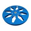 DirectNine Basics 7"" x 1/4"" Empty Take Up Reel to Reel, Aluminum Alloy Universal Open Reel Audio Takeup Reel for Recording Nab (BLUE), 7-8 ivory view 2