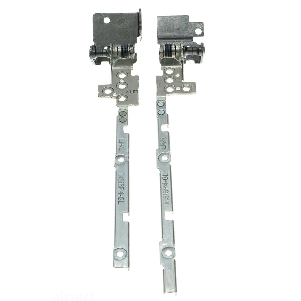 ZAHARA L&R Left & Right LCD Screen Hinge Bracket Pair Kit Set Arm for MSI MS-16P7 GL63 8SE 8SD 9SD 9SE 9SEK 9SDK 9SEKf / GE63 Raider RGB 9SE 8SE 9SG 8SF 8SG 9SF