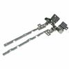 ZAHARA L&R Left & Right LCD Screen Hinge Bracket Pair Kit Set Arm for MSI MS-16P7 GL63 8SE 8SD 9SD 9SE 9SEK 9SDK 9SEKf / GE63 Raider RGB 9SE 8SE 9SG 8SF 8SG 9SF view 3