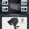 Nitze Monitor Cage Kit,with HDMI Cable Clamp and LS5-B2 Sunhood Built-in Multiple 1/4" Threaded Holes,for SLR Camera Monitor,Compatible with Feelworld F6 PLUSX / F6 Plus / F5 PRO / F5 Prox view 3
