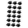 Angoily 100pcs Cable Fixing Buckle Self-Adhesive Cable Clamp Organizers Cord Management Clips Easy Install for Computer Tv Christmas Lights view 1