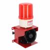 Industrial Alarm, Emergency Warning Light Outdoor Alarm,Alarm Siren with Strobe Light,Audible and Visual LED Strobe Alarm High Decibel Sound Security Siren view 1