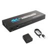 HDMI Switch Splitter 7-Port Video Splitter HDMI 2.0 Switch 4K 60hz Splitter Hub for HDTV PC Gamepad Console, with Remote