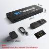 MOOKEENONE HDMI Switch 7 in 1 Out, 4K 60hz HDMI Selector Switch HDMI 2.0 Switch with Remote Control for HDTV PC Gamepad Console view 3