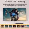 MOOKEENONE HDMI Switch 7 in 1 Out, 4K 60hz HDMI Selector Switch HDMI 2.0 Switch with Remote Control for HDTV PC Gamepad Console view 4