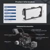 Nitze Monitor Cage, with HDMI Cable Clamp 1/4 ARRI locating Holes and a 3/8" ARRI locating, for SLR Camera, Monitor, and Tripod Compatible with Feelworld F6 PLUSX / F6 Plus / F5 PRO / F5 Prox view 4