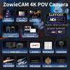 zowietek 4K Native NDI|HX3 POV Box Camera PoE, ZowieCAM, SDI & HDMI & UVC Output, Standalone RTSP/RTMP(s)/SRT Live Streaming, Ultra-Compact, Interchangeable Lens, PC/Mobile Phone/Tablet Control (M12) view 2