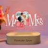 Personalized Mr and Mrs Photo Night Light Custom Couple Picture Led Photo Frame Lamp Wedding Photo Acrylic Lamp Gift for Couple Him Her Mom Dad Valentines Day Mother's Day Christmas Birthday view 4