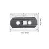 UKCOCO 8pcs Blank Cassette Tapes for Audio Recording Transparent Shell for Easy Use Projects Teaching Materials and Retro Parties view 4