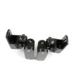 Angoily 2pcs Speaker Wall Mount Bracket Zinc Alloy Holder Rotation Tilt for Surround Easy Assembly Black view 1