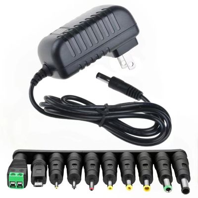 XWNV 5V 2A Power Supply Adapter 10W AC100-240V to DC 5 Volt 2Amp Versatile Charger Cord with 10 Plugs Compatible with USB Hub TV Box Tablet Camera Speaker GPS Webcam Router and More 5vdc Electronics