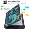 Case for 6 Inch Kindle 2024 and 2022 Releases (11th Generation), PU Leather Slim Folio Stand Smart Cover with Auto Wake/Sleep, Durable Protection, Dinosaurs Stars view 3