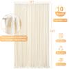 50ft x 10ft Wrinkle Free Champagne Wedding Backdrop Curtains for Party Bridal Shower Reception Decorations Champagne Fabric Curtain Backdrops Drapes for Photography Baby Shower Birthday Background view 4