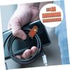 Angoily 100pcs Leather Ties Cord Organizers for Headphones Chargers USB Cables Practical and Convenient Wire Keepers view 3
