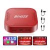 Binize Carplay Ai Box Android 13 AndroidAuto AI Box Wireless Carplay AndroidAuto Built-in Navigation, Support Video APPS etc. Support Car with OEM Wired CarPlay/Android Auto (Red 8G+128G) view 1