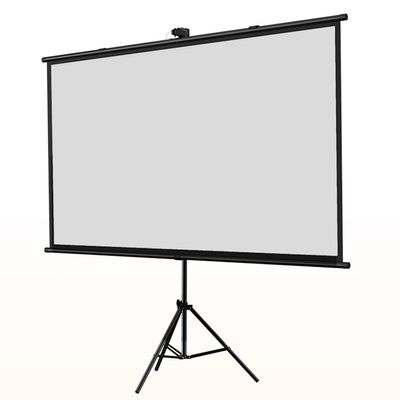 Projector Screen with Stand, 60 inch 72 inch Indoor Outdoor Projection Screen 16:9 4K HD, 2.5 Gain Portable Wrinkle-Free Screen for Backyard Theater and Wall Hanging, Groun ( Size : 60" (4:3) )