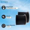 6-Strand Fiber Indoor/Outdoor Fiber Optic Cable, OS2 9/125 Singlemode, Black, Riser Rated, Water-Blocking Aramid Yarn, UL-Listed for High-Speed Internet & Network Installations, 1000ft view 4