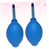 HOMSFOU 4pcs Silicone Air Blower Pump for Dust Cleaning Oval Shaped Dust Cleaner Tool for Phone Camera Keyboard Lens and Precision Lightweight and Portable view 4