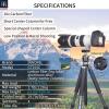 Carbon Fiber Tripod-INNOREL GT254C Professional Camera Stand Compact Portable Tripod for Digital DSLR Camera 4-Section Camera Stand Support with Special-Shaped Center Column Load 33lb/15kg view 2
