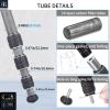 Carbon Fiber Tripod-INNOREL GT254C Professional Camera Stand Compact Portable Tripod for Digital DSLR Camera 4-Section Camera Stand Support with Special-Shaped Center Column Load 33lb/15kg view 4