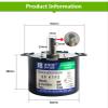 220V AC 50KTYZ Gear Motor Permanent Magnet Motor Speed Reducer Motors Controllable Positive/Negative Inversion 6W (Size : 20rpm) view 2