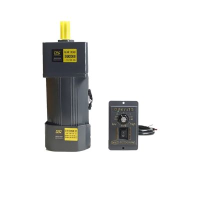 120W 220V AC Gear Electric Motor With Speed Regulator Adjustable Speed Single Phase Asynchronous High Output Shaft 15mm (Size : 0-135RPM)