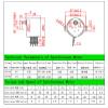 220V AC 50KTYZ Gear Motor Permanent Magnet Motor Speed Reducer Motors Controllable Positive/Negative Inversion 6W (Size : 2.5rpm) view 3