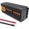 2500 Watt Pure Sine Wave Inverter 12V/24V DC to 220V AC, 2500W Power Invert Peak Power 5000W Power Converter for Supply for Off Grid System or Power Failure Emergencies Car RV Home,24V-5000W (24V view 1