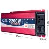 1600W 2200W 3000W Pure Sine Wave Power Inverter DC 12V/24V/48V/60V to AC 110V 220V Charger Converter Pure Sine Wave Power Inverter with Universal Socket,3000W-48Vto110V (24Vto220V 2200W) view 2