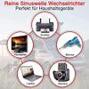 Power Inverter Pure Sine Wave Inveter 1600W 2200W 3000WW 12V/24V/48V/60V DC to 110V/220V AC Socket Single Digital Display Voltage Converter Car Inverter,3000W-12Vto110V (48Vto220V 3000W) view 3