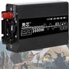Pure sine Wave Power Inverter 1600W 3000W 3500W 4500W 7000W 10000W DC 12V 24V 48V to AC 230V Transformer Inverter Voltage Converter with AC Outlet for RV Truck Car,1600W-48Vto220V (1600W 48Vto220 view 1