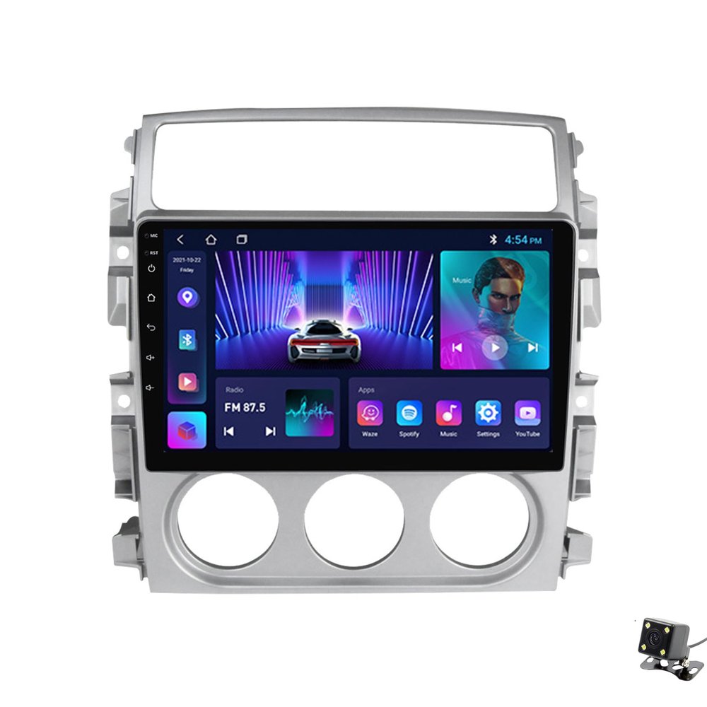 ADMLZQQ Double Din Car Stereo Multimedia with Bluetooth and 9" Touchscreen Android 12 for Suzuki Liana 2004-2008,with GPS/Car-Play Android/SWC/Backup Camera/Mirror Link/4G WiFi,M95s