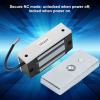 Pilipane Electric Magnetic Lock 60KG, DC24V Mini Electromagnetic Lock Electronic Magnetic Door, Fail Safe NC Mode Single Door for Access Control System view 4