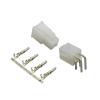 10-50 Set 4.2mm Pitch Connector 4Pin Male Female Computer Graphics Card ATX 5557 5559 Transparent Black Plug Socket with Pins (Color : Male Female 90set, Size : 50Sets) view 1