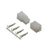 10-50 Set 4.2mm Pitch Connector 4Pin Male Female Computer Graphics Card ATX 5557 5559 Transparent Black Plug Socket with Pins (Color : Male Female, Size : 20Sets) view 1