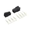 10-50 Set 4.2mm Pitch Connector 4Pin Male Female Computer Graphics Card ATX 5557 5559 Transparent Black Plug Socket with Pins (Color : Male Female, Size : 20Sets) view 2