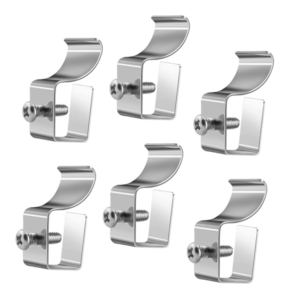 Ciieeo 12pcs Vinyl Siding Hooks for Outdoor Camera Mounting Punch No-Damage Clips for Flexible Positioning Weather-Resistant Easy Installation for Home Security